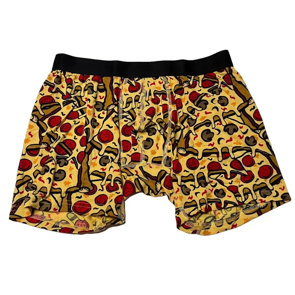 MeUndies Pizza Print Boxer Brief Men's Underwear